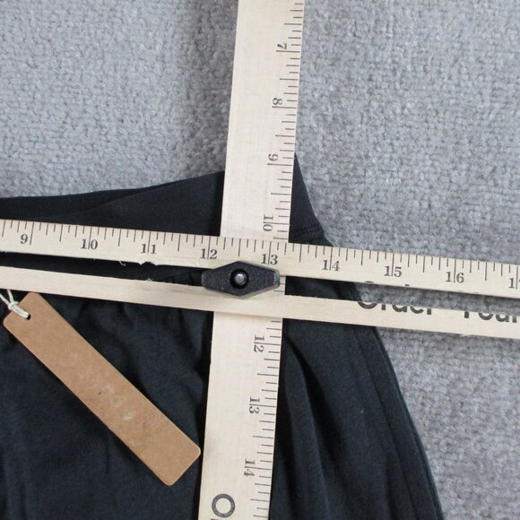 SKIMS Boyfriend Loose Pants Womens Medium Onyx Black Stretch Casual NWT NEW - Picture 7 of 13